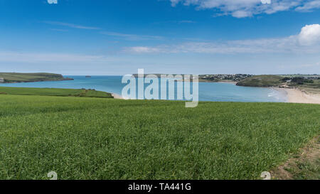 Il fiume Camel Estuary, North Cornwall Foto Stock