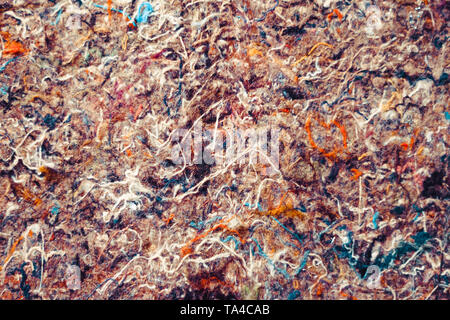 Texture di wooly materiale di feltro. Foto Stock
