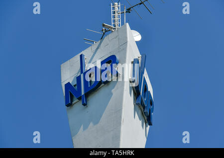 NDR, torre di radiodiffusione, Rudolf-von-Bennigsen-Ufer, Hannover, Bassa Sassonia, Germania, Sendeturm, Niedersachsen, Deutschland Foto Stock