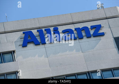 Alliance alto, Königsworther posto, Brühlstrasse, Hannover, Bassa Sassonia, Germania, Allianz-Hochhaus, Königsworther Platz, Brühlstraße, Niedersach Foto Stock