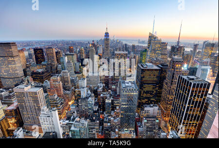New York City - skyline di Manhattan