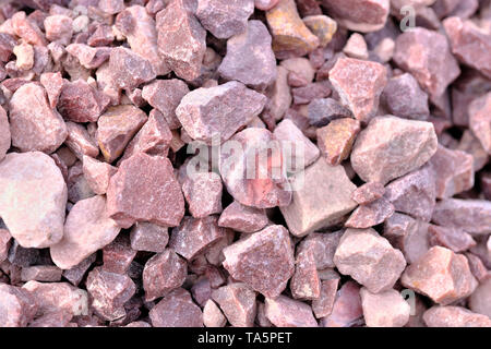 Quarzite decorativo crumb close-up foto macro pietra background designer Foto Stock