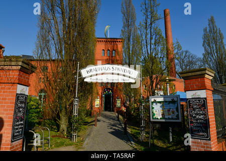 Birreria Spandau, Neuendorfer street, Spandau, Berlino, Germania, Brauhaus Spandau, Neuendorfer Straße, Deutschland Foto Stock