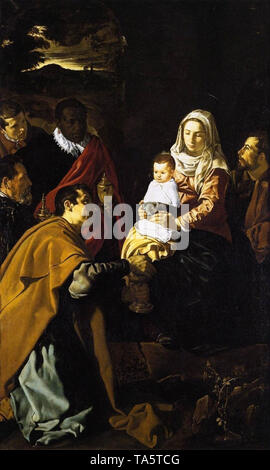Diego Velázquez - Adorazione dei magi 1619 Foto Stock