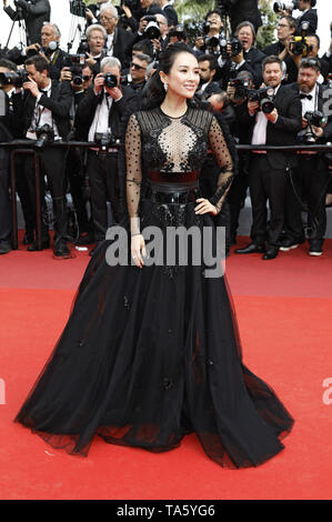 Zhang Ziyi frequentando il 'una volta in Hollywood' premiere durante la 72a Cannes Film Festival presso il Palais des Festivals il 21 maggio 2019 a Cannes, Francia | Utilizzo di tutto il mondo Foto Stock