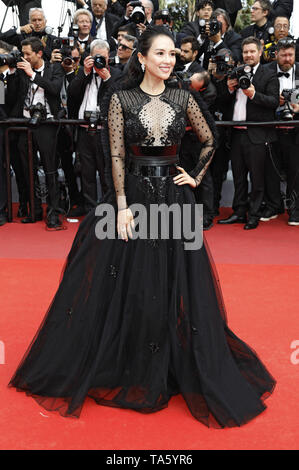 Zhang Ziyi frequentando il 'una volta in Hollywood' premiere durante la 72a Cannes Film Festival presso il Palais des Festivals il 21 maggio 2019 a Cannes, Francia | Utilizzo di tutto il mondo Foto Stock