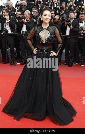 Zhang Ziyi frequentando il 'una volta in Hollywood' premiere durante la 72a Cannes Film Festival presso il Palais des Festivals il 21 maggio 2019 a Cannes, Francia | Utilizzo di tutto il mondo Foto Stock