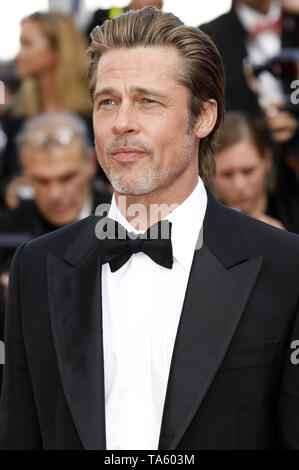 Cannes, Francia. 21 Maggio, 2019. Brad Pitt che frequentano il 'una volta in Hollywood' premiere durante la 72a Cannes Film Festival presso il Palais des Festivals il 21 maggio 2019 a Cannes, Francia | Utilizzo di credito in tutto il mondo: dpa/Alamy Live News Foto Stock