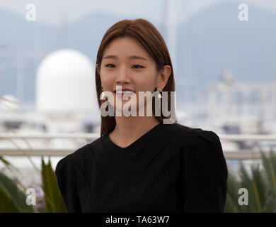 Cannes, Francia. 22 Maggio, 2019. L'attrice Park So-Dam al parassita di pellicola fotografica chiamata presso la 72a Cannes Film Festival, mercoledì 22 maggio 2019, Cannes, Francia. Photo credit: Doreen Kennedy/Alamy Live News Foto Stock