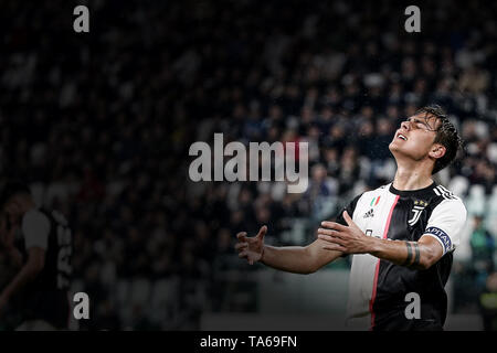 Torino, Italia. 19 Maggio, 2019. calcio, campionato di Serie A TIM 2018-19 FESTA SCUDETTO Juventus vs Atalanta 1-1 nella foto: DYBALA Credit: Indipendente Agenzia fotografica/Alamy Live News Foto Stock