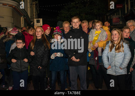 I bambini in stato di bisogno Rickshaw arriva a Ashford Foto Stock