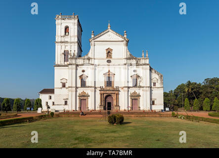 Se Cathedral, Old Goa, India Foto Stock