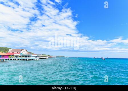 Seascape di Kho Larn in Pattaya Foto Stock