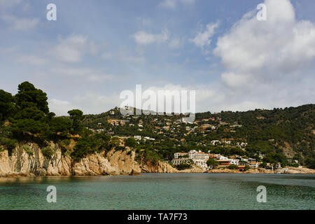 A Camí de Ronda vicino a Begur in Costa Brava regione, Spagna Foto Stock