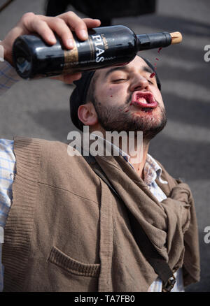 Lisbona, Portogallo. 18 maggio 2019. Costumi Iberic Festival internazionale 2019 di Belem a Lisbona. Foto Stock