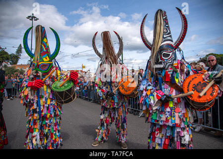 Lisbona, Portogallo. 18 maggio 2019. Costumi Iberic Festival internazionale 2019 di Belem a Lisbona. Foto Stock