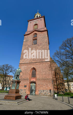 Saint Nikolai-Kirche, riforma posto, Città Vecchia, Spandau, Berlino, Germania, San Nikolai-Kirche, Reformationsplatz, Altstadt, Deutschland Foto Stock