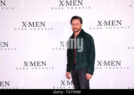 James McAvoy frequentando l'X-Men: Dark Phoenix photocall tenutosi a Picturehouse Central London. Foto Stock