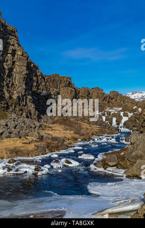 Thingvellir National Park, Islanda Foto Stock