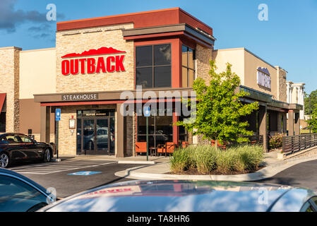 Outback Steakhouse Restaurant nella metropolitana di Atlanta, Georgia. (USA) Foto Stock