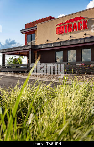 Outback Steakhouse Restaurant nella metropolitana di Atlanta, Georgia. (USA) Foto Stock