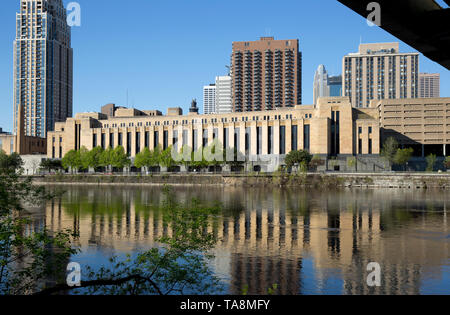 Il 1933 Central Post Office edificio nel centro di Minneapolis, Minnesota. L'architetto fu Leon Eugene Arnal della ditta Magney & Tusler. Il exteri Foto Stock