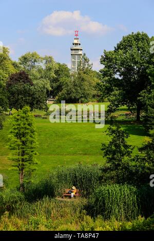 Al Grugapark, Essen, la zona della Ruhr, Nord Reno-Westfalia, Germania Foto Stock