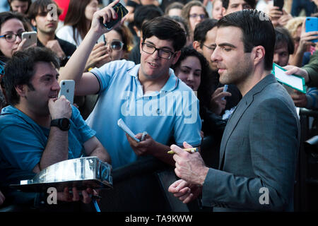 Zachary Quinto alla premiere di AMC SERIE TV "NOS4A2 - Nosferatu' presso il Cine Capitol. Madrid, 21.05.2019 | Utilizzo di tutto il mondo Foto Stock