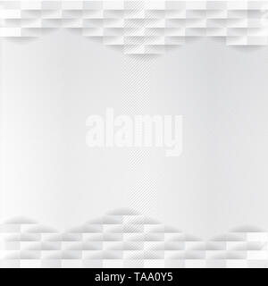 Sfondo bianco per incollare testo concetto tecnologico Foto Stock