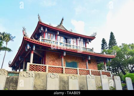 Esterno della torre Chihkan o Fort Provintia in Tainan, Taiwan Foto Stock