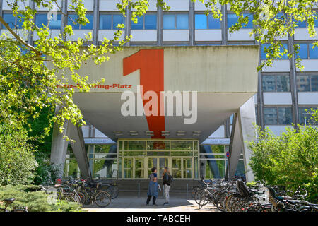 Redazione e pubblicazione di nuove società Germania, Franz Mehring posto, Friedrich di grove, Berlino, Germania, Redaktion und Verlag Neues Deutschland, F Foto Stock