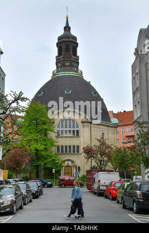 Queen Luise-chiesa commemorativa, Gustav Miller, la bellezza di montagna, Berlino, Germania, Königin-Luise-Gedächtniskirche, Gustav-Müller-Platz, Schö Foto Stock