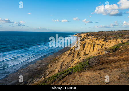 Stati Uniti, California, San Diego, scogliere della Torrey Pines gliderport Foto Stock