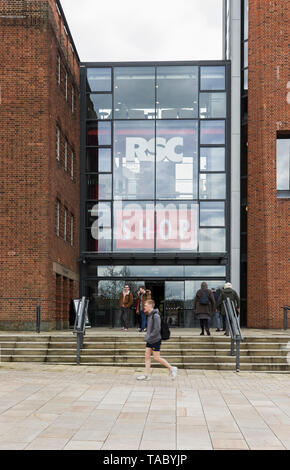 Royal Shakespeare Theatre, casa della Royal Shakespeare Company, RSC, a Stratford upon Avon, Warwickshire, Regno Unito Foto Stock