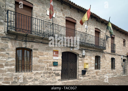 Municipio di Wamba, località e Spagnolo comune situato nella regione di Montes Torozos, in provincia di Valladolid, Castilla y Leon, Spagna Foto Stock