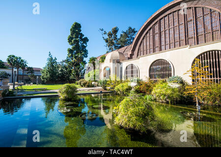 Stati Uniti, California, San Diego, Balboa Park, edificio botanico Foto Stock