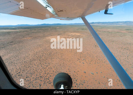 Vista aerea del terreno nel Namaqua National Park in Northern Cape Provincia del Sud Africa. Foto Stock