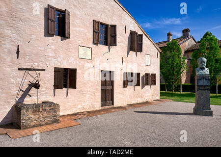 Roncole di Busseto Parma Italia. La casa natale di Giuseppe Verdi Foto Stock