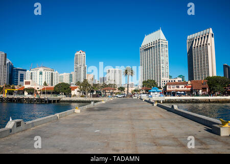 Stati Uniti, California, San Diego, Tonno porto mercato dockside Foto Stock