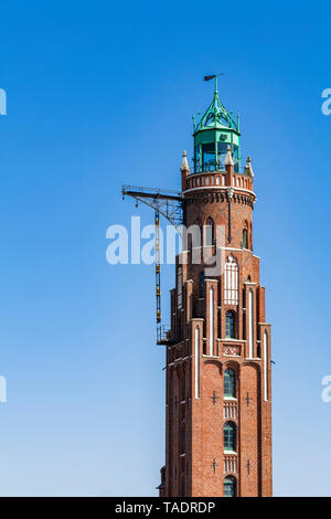 Germania, Brema e Bremerhaven, vecchio faro, Simon Loschen faro Foto Stock