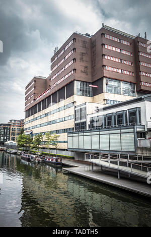 L'ospedale St Mary, Paddington Basin, City of Westminster, Londra, Regno Unito Foto Stock