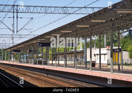 Toruń Glowny stazione ferroviaria di Torun. Polonia Foto Stock