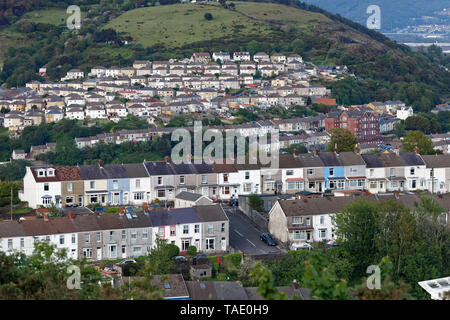 Nella foto: Mount Pleasant area e san Tommaso in background. Mercoledì 22 Maggio 2019 Re: vista generale di Swansea, Wales, Regno Unito Foto Stock