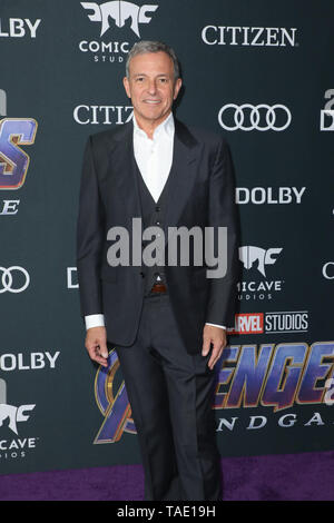 Premiere mondiale di Marvel Studios' 'vendicatori: Endgame" tenutasi presso il Los Angeles Convention Center di Los Angeles, California. Dotato di: Robert Iger, Presidente e CEO della Walt Disney Company dove: Los Angeles, California, Stati Uniti quando: 22 Apr 2019 Credit: Sheri Determan/WENN.com Foto Stock