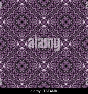 Abstract seamless bohemian mandala mosaico background di design Illustrazione Vettoriale