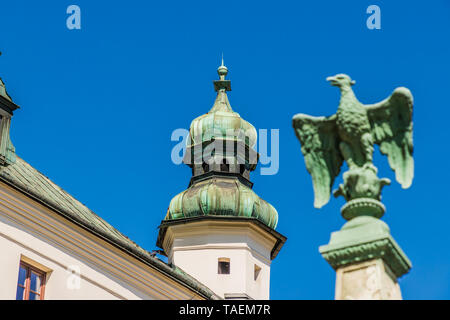 Una vista di Skalka e il monastero Paolino Cracovia Foto Stock