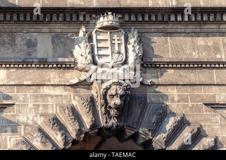 Adam Clark Tunnel sotto la Collina del Castello a Budapest, Ungheria Foto Stock