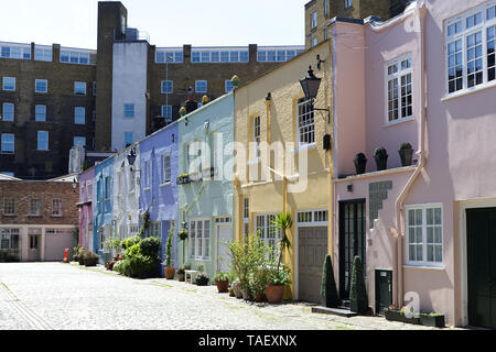 Condotto mews, Bayswater, Londra, Inghilterra Foto Stock