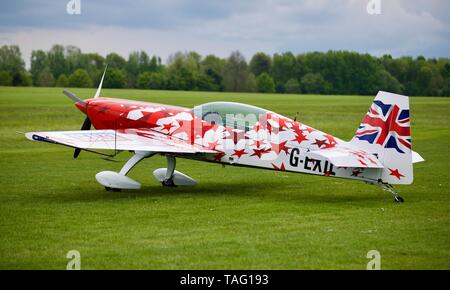 Global Stelle extra 300sc in mostra statica al vecchio operaio Aerodrome Foto Stock