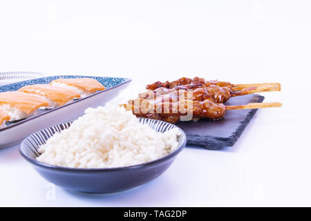 Tradizionale Giapponese del cibo. Close up Foto Stock